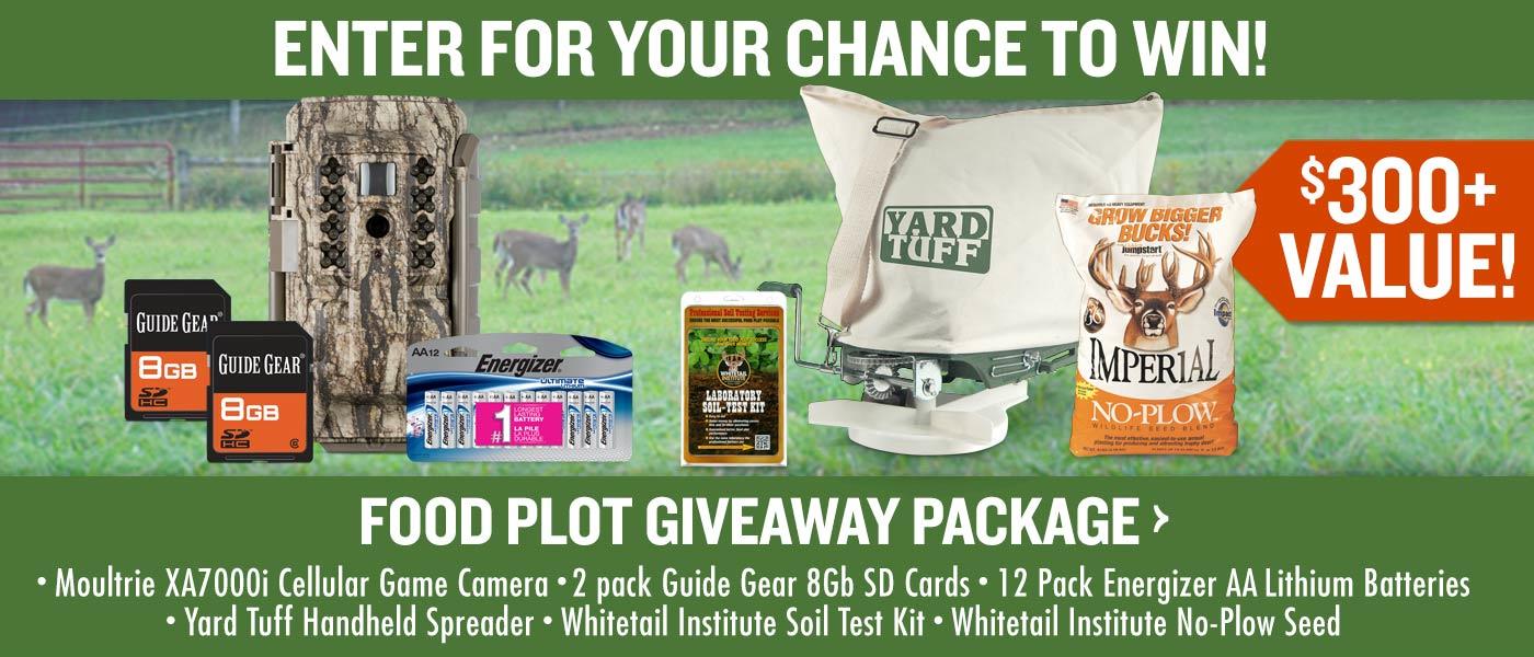 Food Plot Giveaway Package $300+ Value! Enter For a Chance to Win!